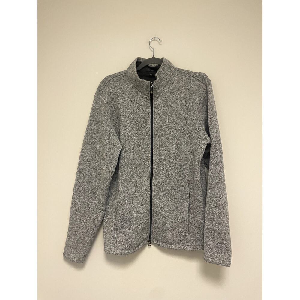 TURTLESON Golf Fleece Zip Up Jacket Gray